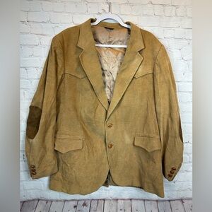 CcC Western Wear Mens Vtg Ranch & Western Wear Corduroy Blazer Sport Coat sz 44L